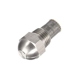 uxcell mist nozzle - 1/4bspt 0.2mm orifice dia 304 stainless steel fine atomizing spray tip