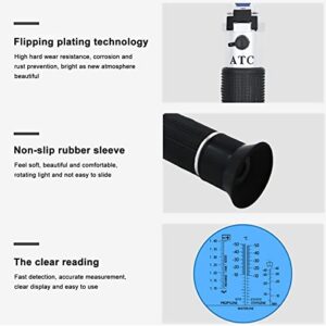 Refractometer RHA-503ATC Antifreeze Refractometer Glycol/Coolant/Fluids Antifreeze Detector Tester ATC Antifreeze