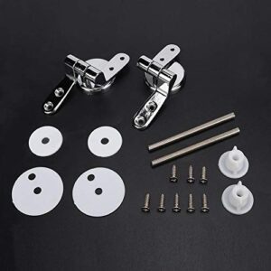 Toilet seat fixings Toilet Set Repair kit Tool Set, 1 Pair of Hinges + 8 Screws + 1 Set of Installation Accessories