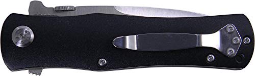 CustomGiftsNow I Love You to The Moon and Back Stainless Steel Folding Pocket Knife with Clip, Black