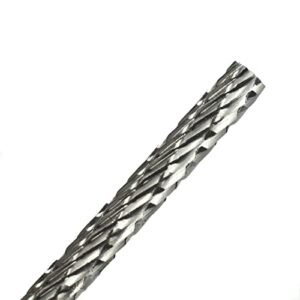 S SYDIEN 4mm Shank HSS Rotary Burrs Bits Rotary Files for Woodworking/Drilling/Carving/Engraving/Grinding