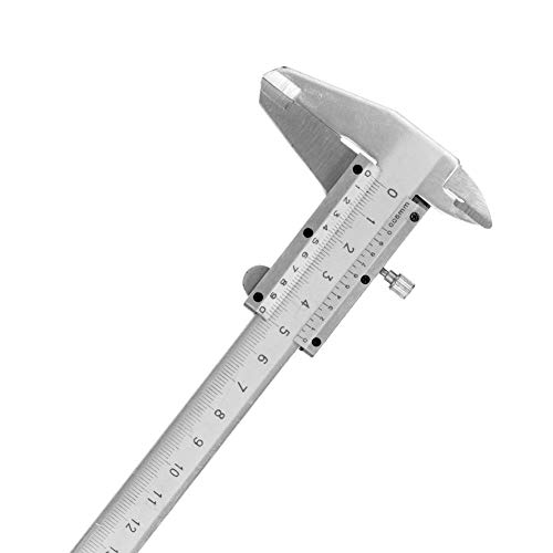 Vernier Caliper, High Accuracy Inside Outside Vernier Caliper Vernier Caliper Micrometer Gauge Measuring Tool for Length, Depth Measurements, Thickness, Carbon Steel Vernier Caliper