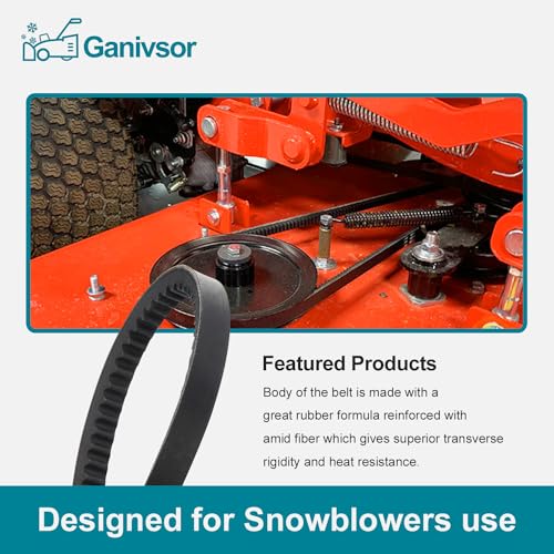 Ganivsor Auger Drive Belt for MTD 2-Stage Snowthrowers 754-04014 954-04014