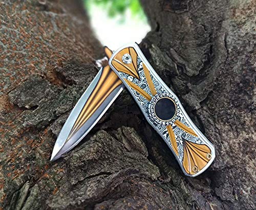 Mini Fold Knife Survive Hike Camp Outdoor Fruit Pocket Pare