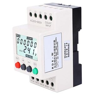 YWBL-WH RD6-W LCD Display Under Over Voltage Phase Sequence Protector 3 Phase Voltage Monitor Relay 208-480VAC