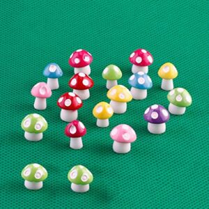 Gilroy 10pcs Mini Mushrooms Miniature Figurines, Fairy Garden Accessories, Fairy Garden Supplies, Micro Landscape - Plant Pots, Bonsai Craft Decor