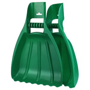 eastrans large leaf scoops and hand rake claw, ergonomic hand held garden rake grabbers for picking up leaves,grass clippings and lawn debris