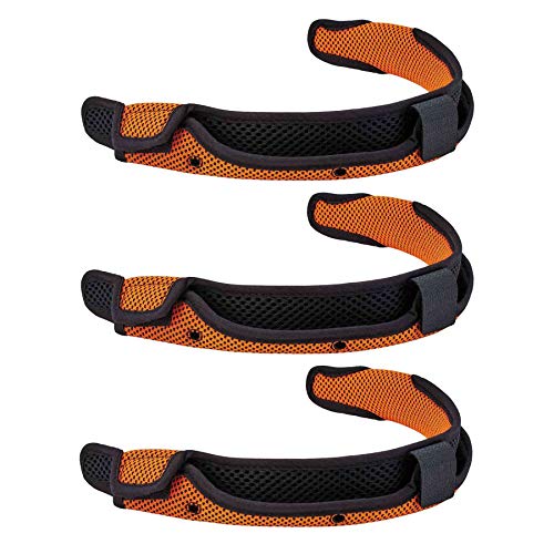 Ergodyne - 60194 Hard Hat Sweatband Replacement Pack (Includes 3), Skullerz 8984,Orange