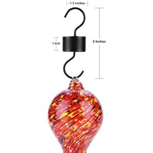 Hummingbird Feeder Ant Moat, Hummingbird and Oriole Feeder Hanging Ant Guard, Feeder Accessory Hooks - 2 Packs