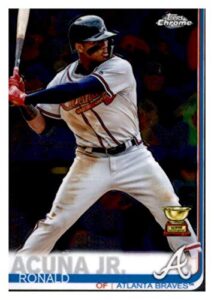 2019 topps chrome #117 ronald acuna jr. nm-mt atlanta braves baseball