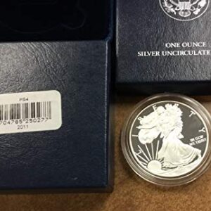 2011 W American 1 oz Silver Eagle Dollar PROOF US Mint