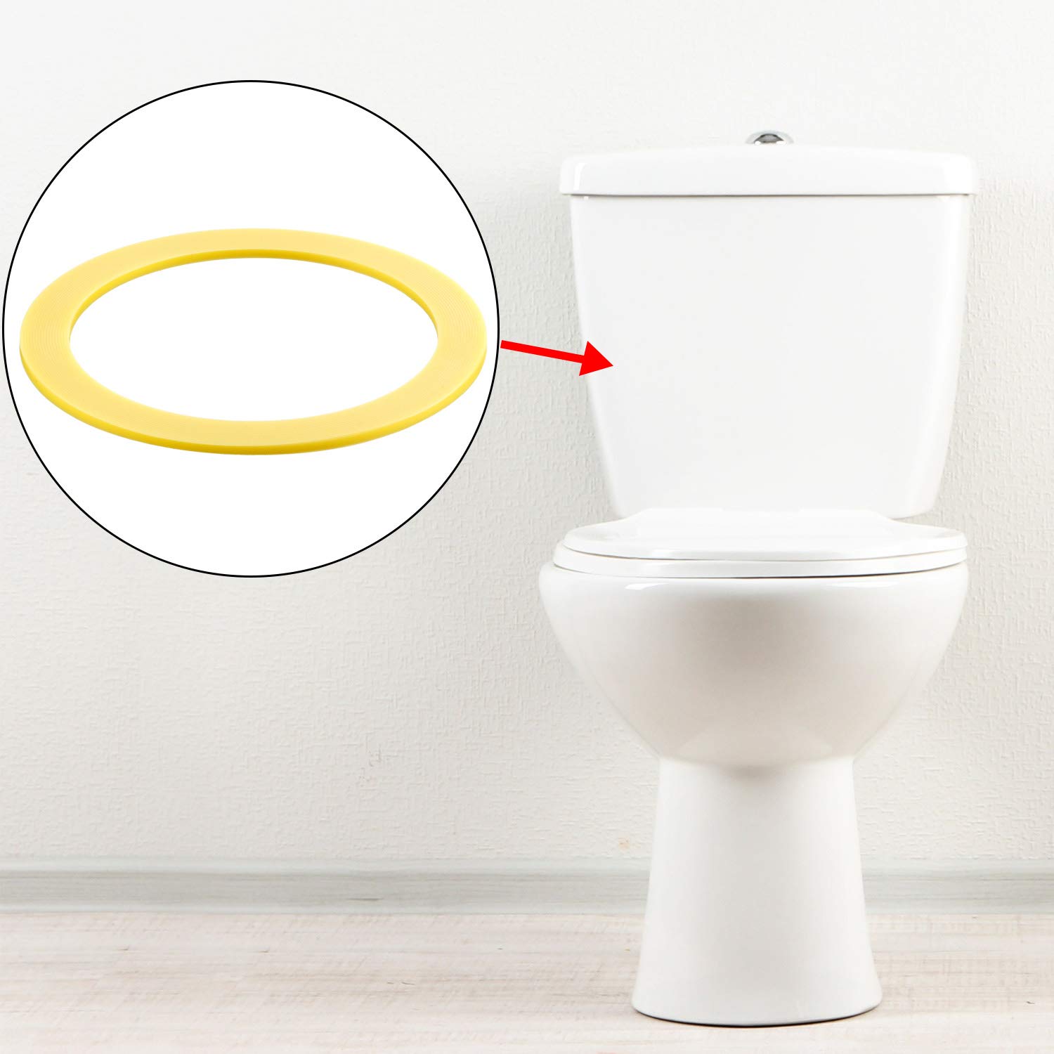 6 Packs Canister Toilet Flush Valve Seal Replacements for Toilets Replaces K-GP1059291