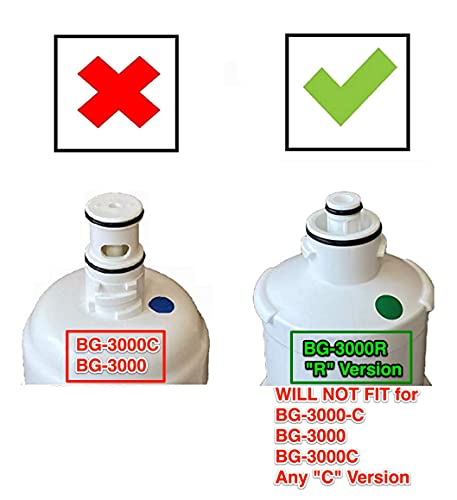 AFC Brand, water filter, Model # EPH-1200-2-9000SC Compatible with BodyGlove(R) BG-3000R BG3000R Filters Does NOT FIT BG-3000C Will not fit The C Version