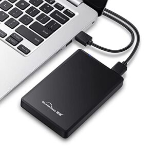 Blueendless Ultra Slim Portable External Hard Drive USB3.0 2.5" HDD Storage Compatible for PC, Desktop, Laptop (500GB)