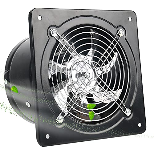 CABINAHOME Exhaust Fan, 6 inch Through the Wall Extractor Exhaust Ventilation Fan for Kitchen, Bathroom, Toilets, Bedroom, Living room, Shopping mall, and Office, 110V