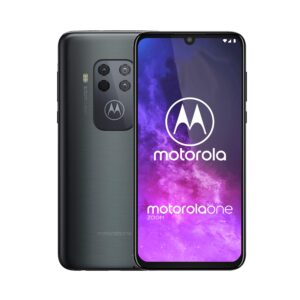 motorola one zoom - 128gb - gsm unlocked (t-mobile, at&t only) (electric grey)