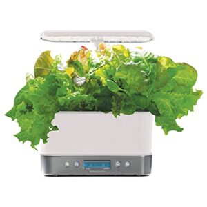 AeroGarden Harvest Elite Indoor Garden Hydroponic System with LED Grow Light and Herb Kit, Holds up to 6 Pods, White