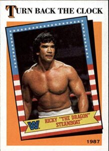 2016 topps heritage wwe turn back the clock #3 ricky the dragon steamboat official wrestling trading card