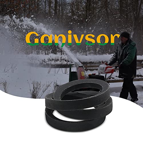 Ganivsor Replacement 3/8" x 33-1/4" 1733324SM 2-Stage Snow throwers Driver Belt Compatible with Murray Craftsman 579932 579932MA