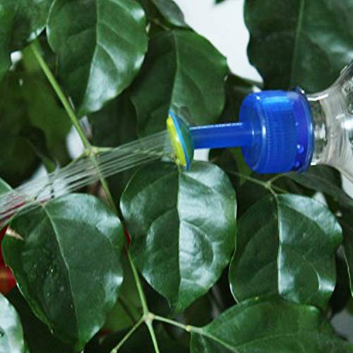 HONBAY 12PCS Plastic Bottle Cap Sprinklers Nozzles Bonsai Watering Spout Nozzle for Indoor Nursery Garden Plants (GB 28mm Caliber)