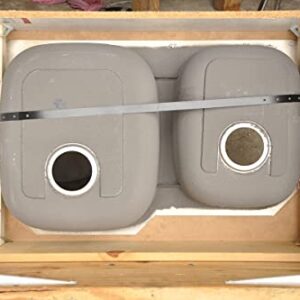 Kelaro EZ Sink Mounting Bracket Kit for Undermount Kitchen Sinks