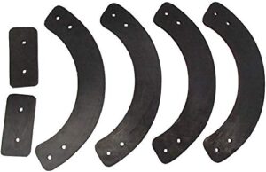 huarntwo 753-04472,735-04032, 735-04033 replacement rubber paddle set for mtd snowblower