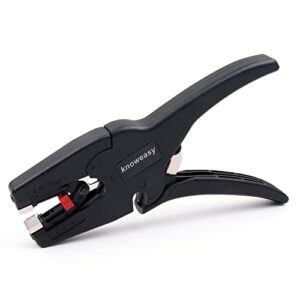 wire stripper, knoweasy wire stripper tool with cutter and 2 in 1 wire stripping tool works for electronic,electric,automotive from 32 to 7 awg