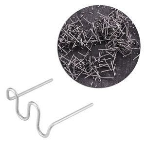 Plastic Repair Staples,Hot Staples Stainless Steel Plastic Stapler for Car Bumper Stapler Repair Welder 100pcs 0.8mm Auto Bumper Repair Pre Cut Welding Staples Repair Tool Kit