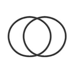 huarntwo set of 2 754-0430, 954-0430 auger drive belt for mtd troy bilt cub cadet 2-stage snow blowers