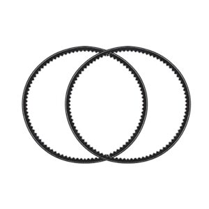 Huarntwo Set of 2 754-0430, 954-0430 Auger Drive Belt for MTD Troy Bilt Cub Cadet 2-Stage Snow Blowers