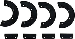 huarntwo 1003375 1003391 72521-730-003 72552-730-003 replacement rubber paddle set for honda snowblower