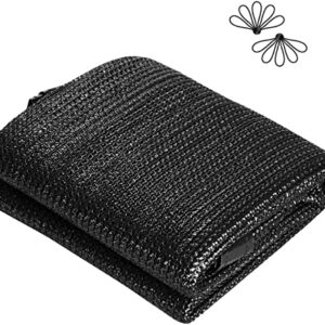 VIVOSUN Sunblock Shade Cloth, 50%-60% Shade Net, 6.5' x 10' Black Garden Shade Mesh with Grommets for Plant Covers, Swimming Pools, Patios, and Yards