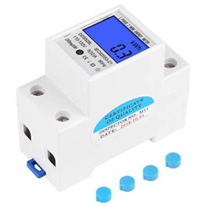energy meter, small 5 32a 110 130v 60hz dds528l lcd backlight single phase energy kwh meter 35mm din rail mounting