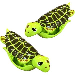 O2COOL Bocaclips - Beach Towel Clips For Beach Chairs, Patio And Pool Accessories - (Clown Fish/Turtle) 4 Count