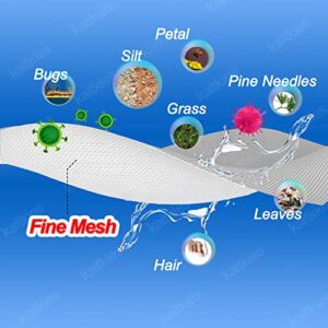 Fine Mesh Bag Replacement with Pull & Lock for Pool Leaf Vacuum, Leaf Eater, Leaf Catcher, Leaf Gulper, Leaf Bagger, Leaf Master, Universal Fit (2-Pcs)