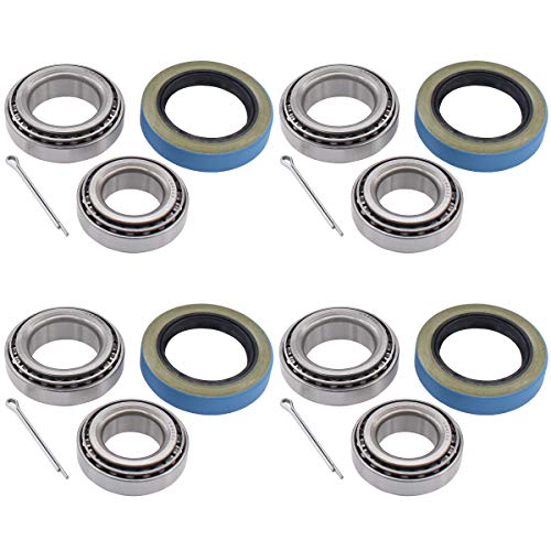 ApplianPar Pack of 4 Trailer Hub Bearings Kit L68149 L44649 for 3500 1.719 inch Spindle 84 Axle