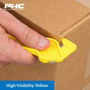 Pacific Handy Cutter EBC1 Concealed Safety Cutter, Safe and Efficient Cutting for Shrink Wrap, Stretch Wrap, Cardboard, Tape, Plastic Straps, and much more