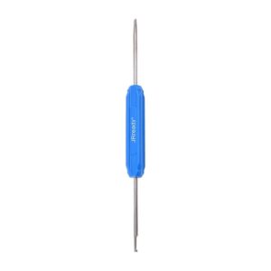jrready dt series solid contacts pin removal tool drk-rt1, deutsch connector removal tool, 90 degree hook+ standard flat head screw driver, suitable for dt, dtm, dtv, drb, drcp and strike connectors