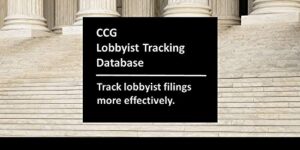 lobbyist tracking database