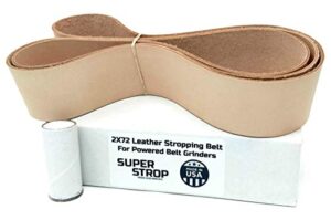 2x72 inch super strop leather honing stropping belt for 2x72 belt grinders