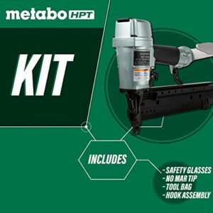 Metabo HPT Pro Finish Nailer, 16-Gauge, Pneumatic, Accepts 1-1/2-Inch to 2-1/2-Inch Straight Finish Nails, High Grade Aluminum and Steel Magazine, (NT65A5)