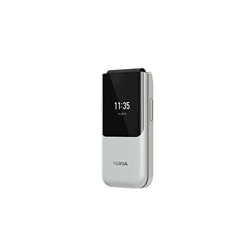 Nokia 2720 Flip Dual-SIM 4GB ROM + 512MB RAM (GSM Only | No CDMA) Factory Unlocked 4G/LTE Keypad Phone - (Gray) - International Version