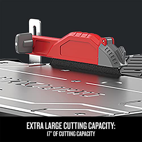 CRAFTSMAN V20 Tile Cutter, Wet Tile Saw, Compact Sliding Cart, 7 inch, Cordless, Battery and Charger (CMCS4000M1)