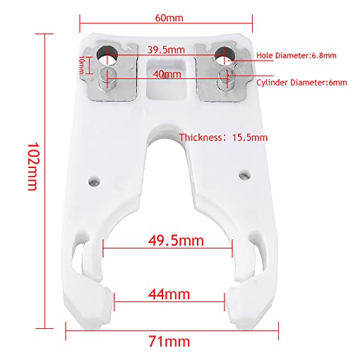 HOZLY 5PCS/Lot ISO30 Tool Holder Clamp Flame Proof Rubber Claw CNC Machines Automatic Tool Changer