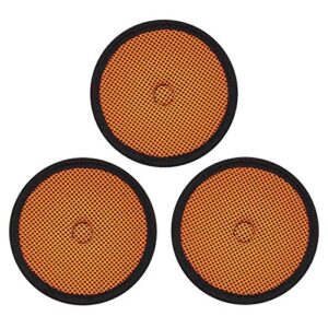 hard hat replacement top pad pack (includes 3), ergodyne skullerz 8983,orange, medium