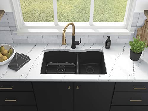 Kohler 28002-1-CM1 K-28002-1-CM1 Kennon Kitchen Sink, 33 in, Matte Black