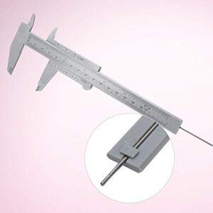 150MM Vernier Caliper, Plastic Vernier Calipers with Inch/MM Conversion Eyebrow Tattoo Permanent Make Up Micrometer Measurement Tool