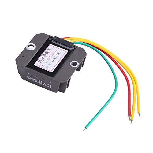 12V 300W Wind Turbine Generator Charging Controller Regulator, Mini Waterproof Automatic Controller Suitable for Wind Turbine System(Single Phase)