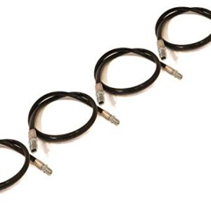 (4-Packs) High Pressure Hose Suitable Western Unimount Snow Plows 55020 1304225 411708