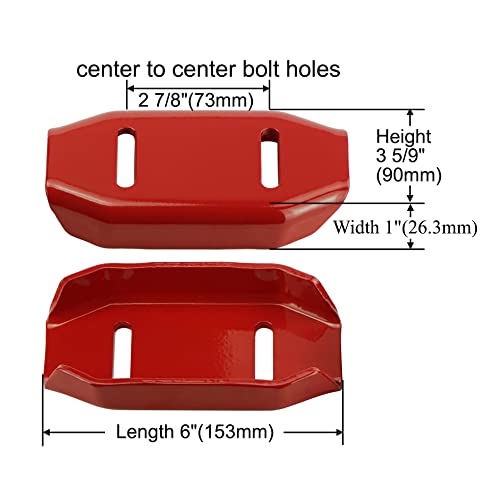 Outdoor Power 2 Pieces 106-4588-01 Snow Blower Skid Shoes Compatible with Toro 106-4588-01 780-712 Clinic 1782116